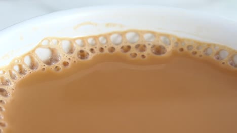 close-up of a cup of tea