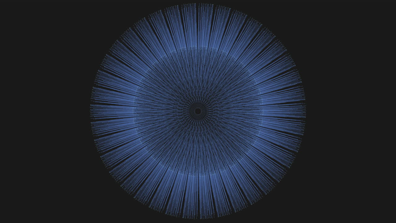 ilusión abstract agujero oscuro con neón arco iris brillantes en la galaxia oscura