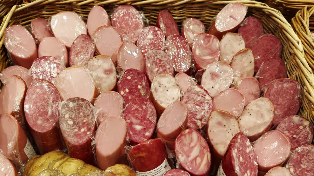 Assortment of Sausages