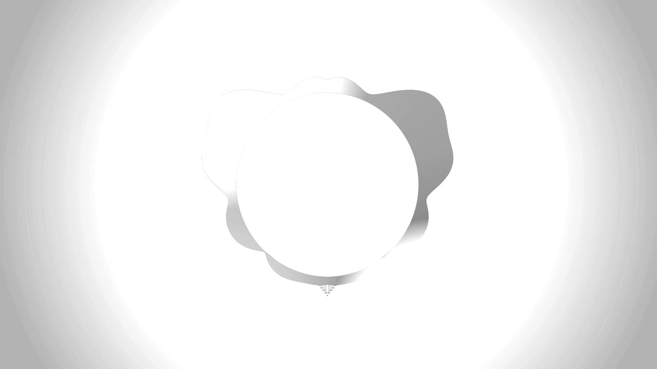 animación de espectro de audio 4k en blanco y negro