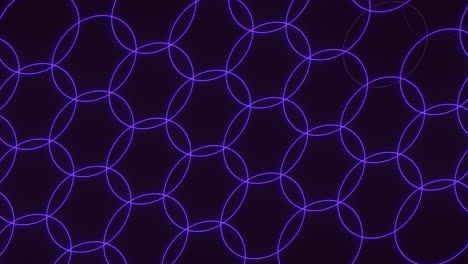 A-Neon-Purple-Circles-On-A-Black-Background