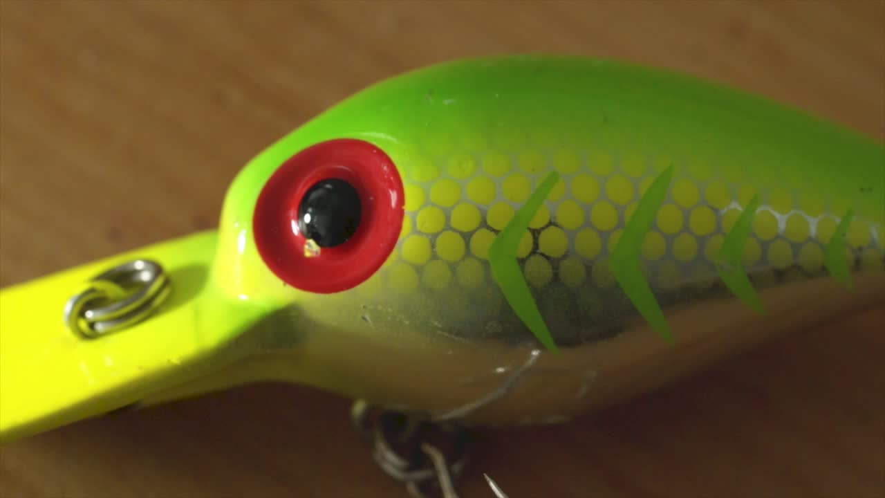 Closeup Of A Deep Diving Hardbody Fishing Lure.