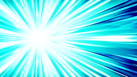 starburst rays in space. cartoon beam loop animation. future technology concept background. explosion star with lines.