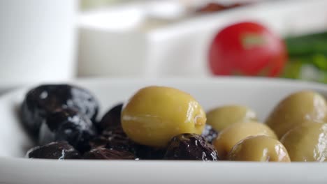 turkish breakfast with olives