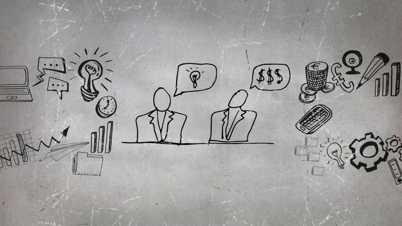 compuesto digital de una reunión de negocios