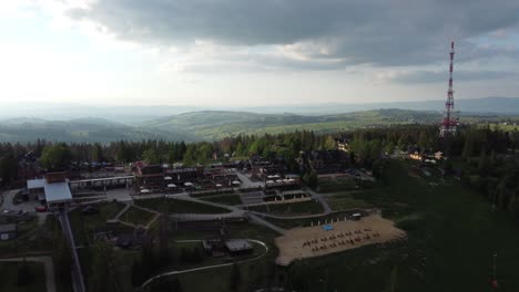 flyover of gubałówka mountain range near the polish tatry mountains-4
