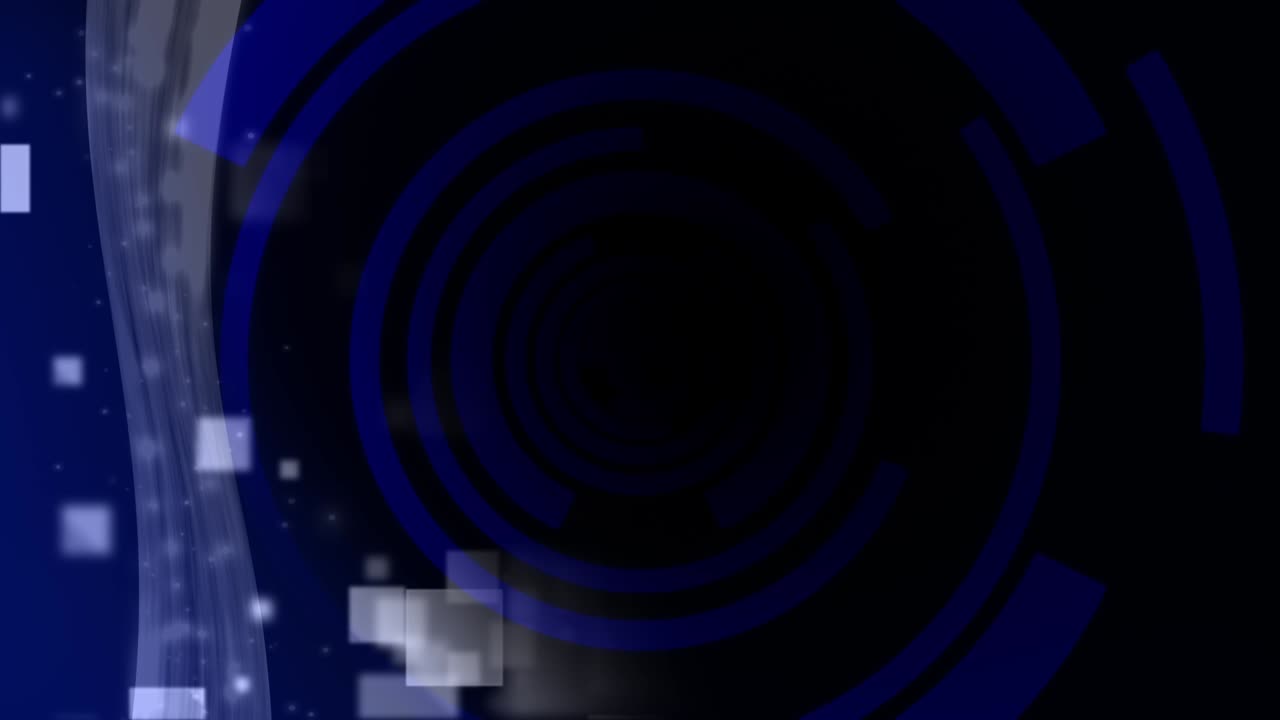 tecnología abstracta para el fondo, color azul loopable