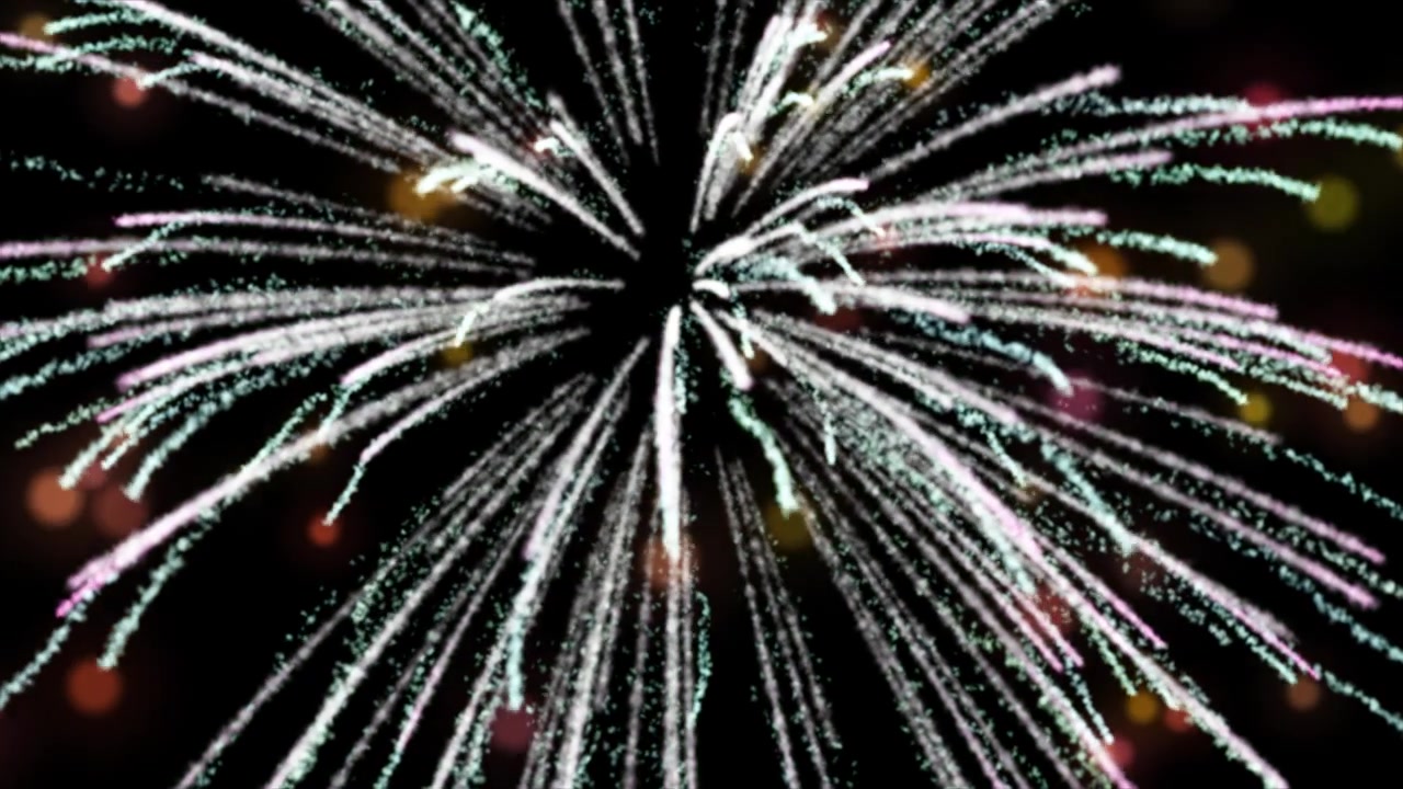 Colorful Fireworks Display