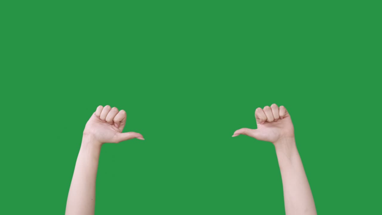 불쾌한 몸짓, 회의적인 판단, 엄지손가락 아래로