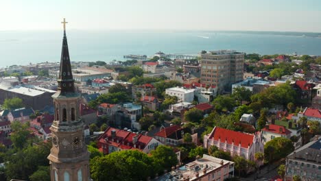 Aerial-Charleston,-South-Carolina