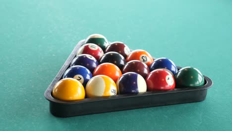 Top-view-of-billiard-balls-on-the-table