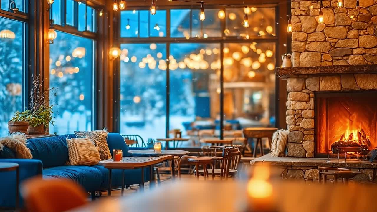 가구 와 벽난로 로 가득 찬 거실