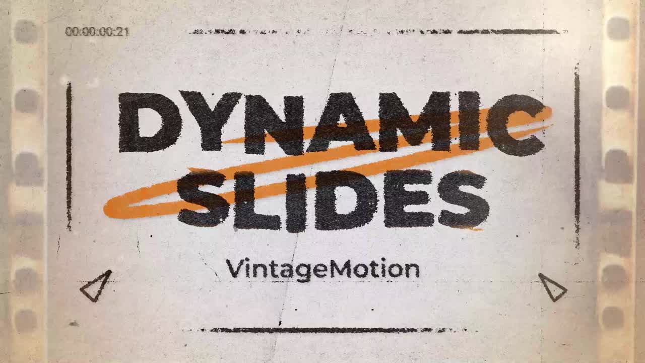 Abstract Vintage Minimal Text Animations