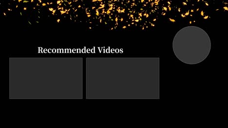 autumn leaves particles youtube end card ending screen motion graphics