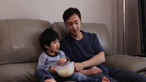 family enjoying time relaxing together at home