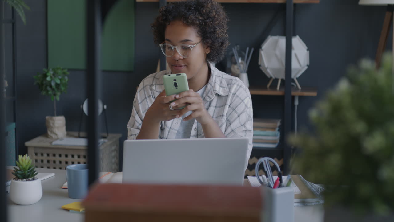 Woman Working From Home