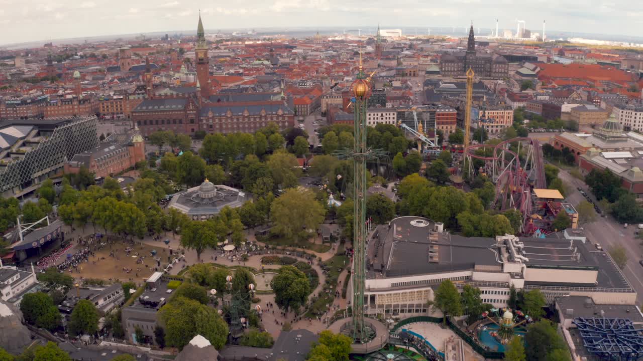 코펜하겐의 공중 풍경