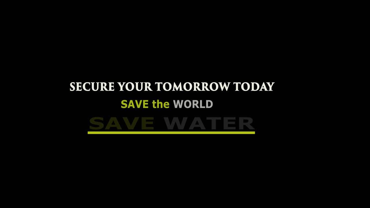 Water activism campaign- water conservation- message against pollution- World water day, saving water quality campaign and environmental protection concept