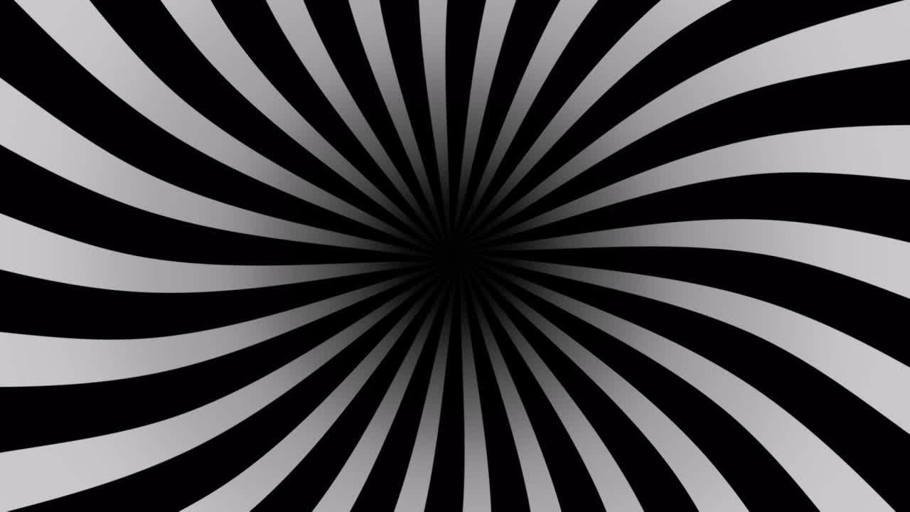 Digital animation of black and grey radial background with copy space