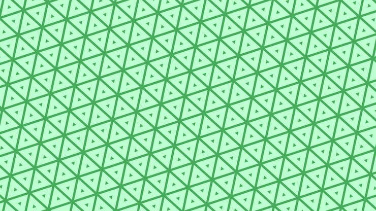 Graphic pattern that changes color as it rotates to the left