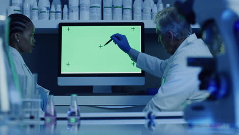 Researchers analyze and discuss the results