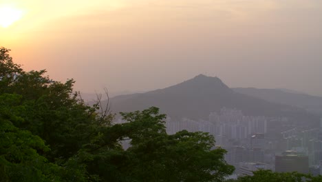 skyline de séoul au coucher du soleil 14