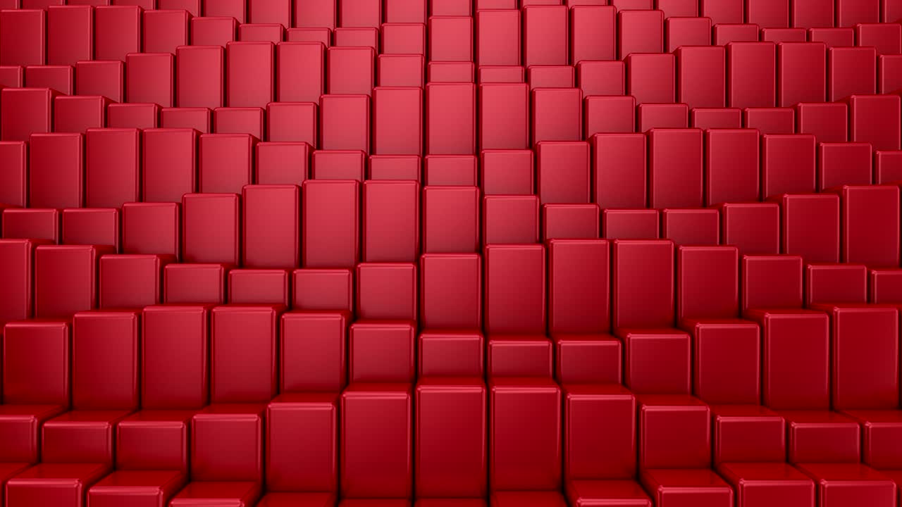 las cajas forman una onda