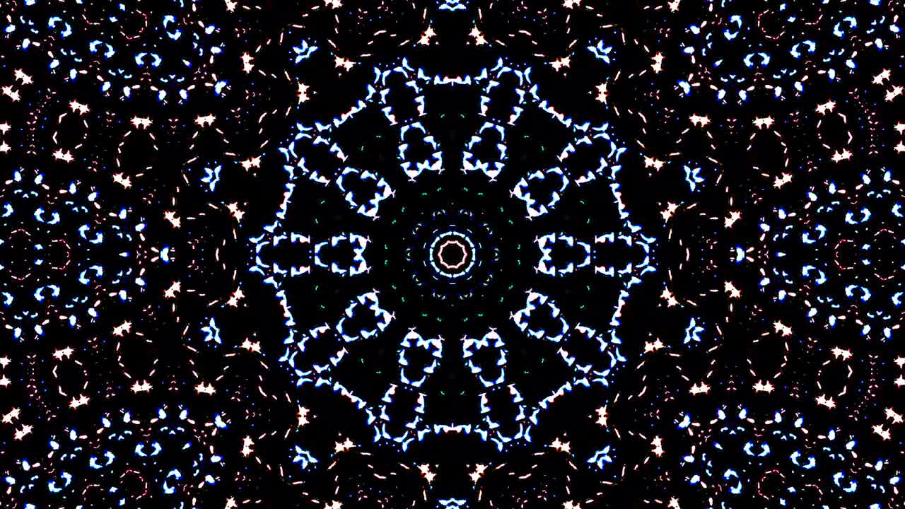 líneas brillantes que establecen el movimiento de la onda, coloridas, sobre un fondo negro