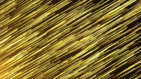 gold particles abstract loop background with shining golden floor particles stars dust futuristic