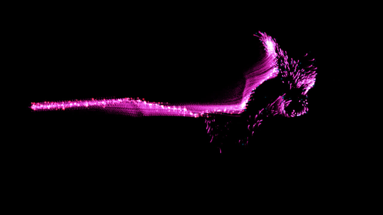 rutas de luz abstractas de color rosa y púrpura