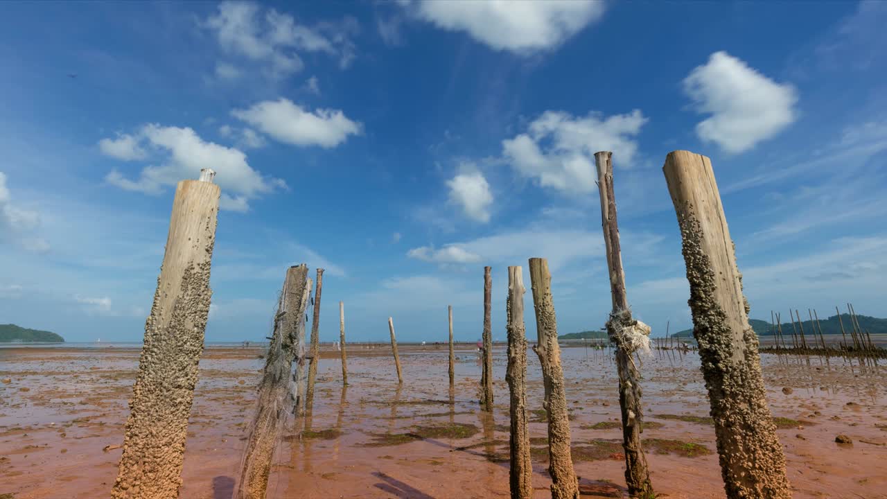 은 날의 구름과 그림자, 낮은 각도 시야 타임프.