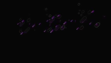 animación de líneas púrpuras sobre fondo negro