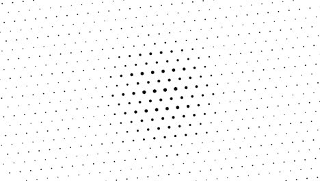 Dynamic-monochrome-dot-grid-pattern