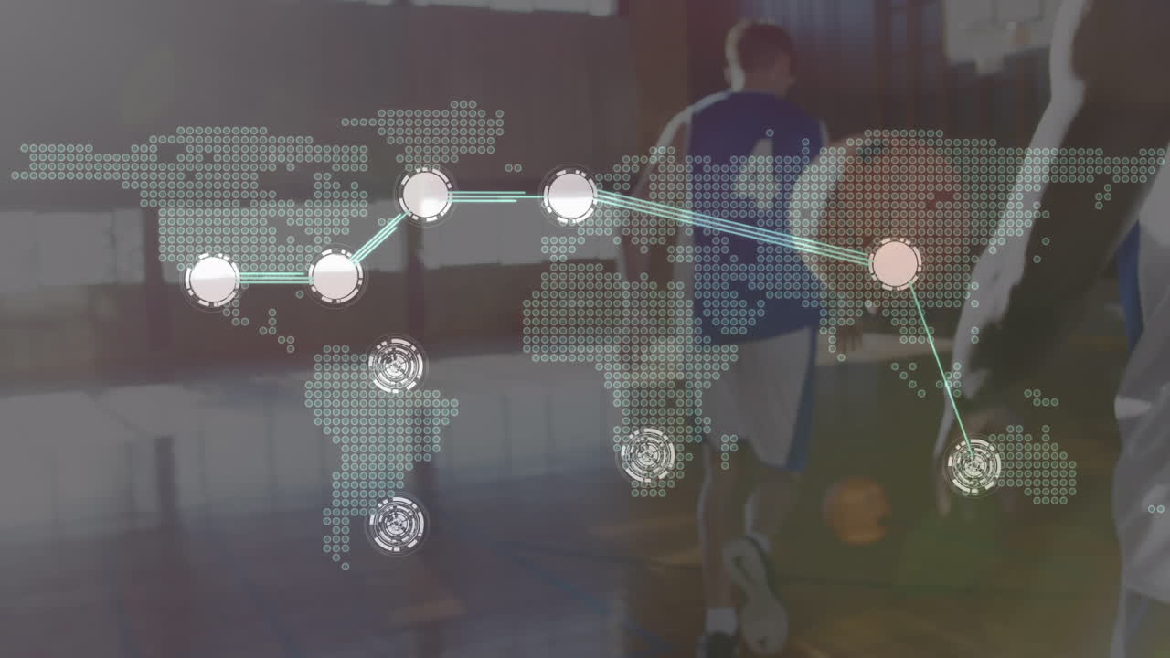 농구 선수들에 대한 연결 네트워크의 활성화