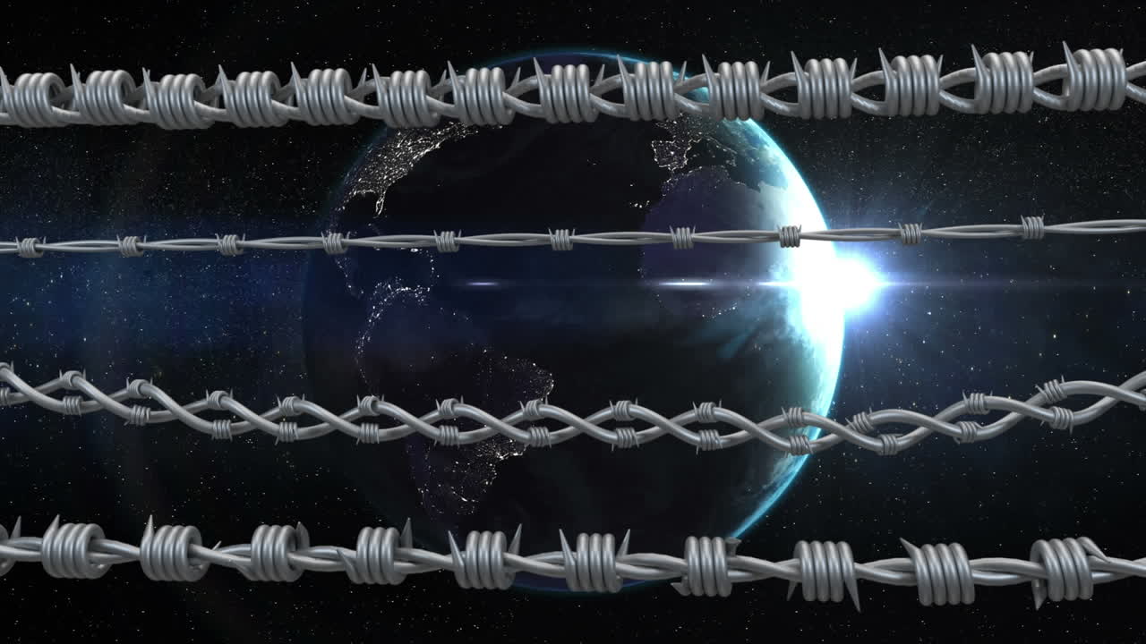 지구가 회전하는 것을 막기 위한 가시 전선