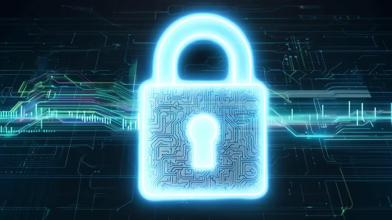Digital Security Padlock