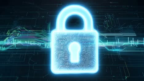 digital security padlock