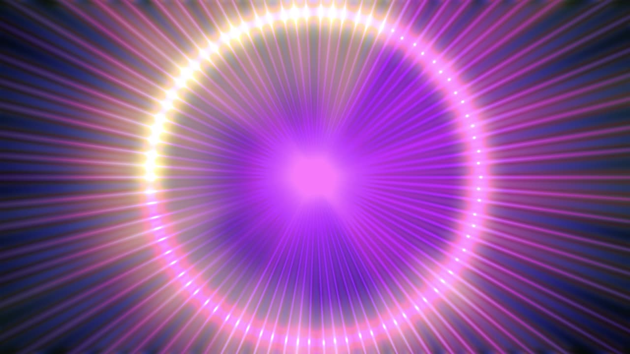 luce pulsante a raggi stellari 4k
