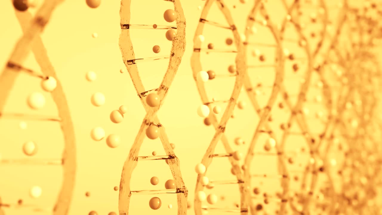 4k 추상적인 dna 개념