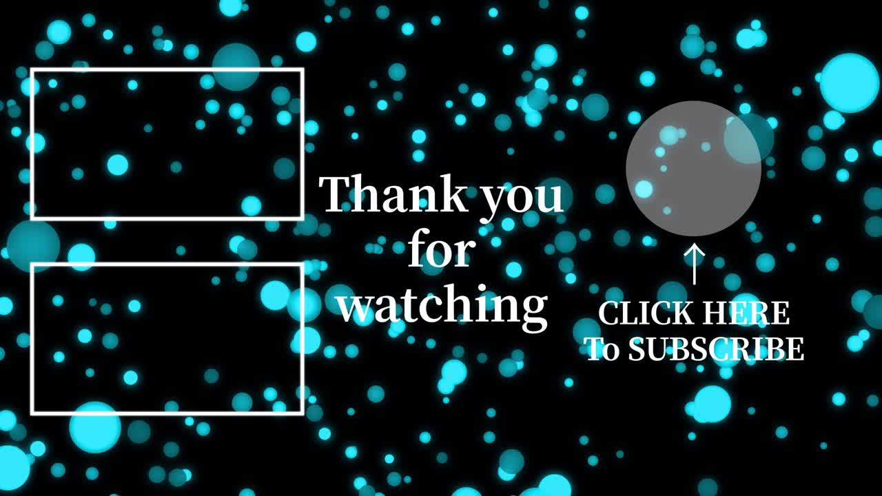 곡물 점 이동 끝 카드 끝 화면 모션 그래픽