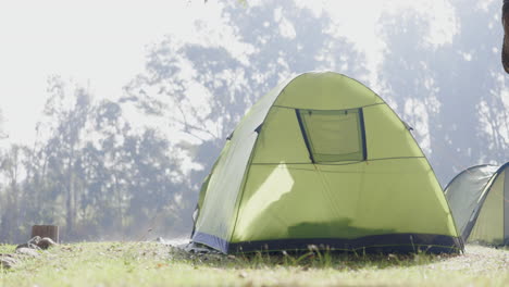 Natur,-Nebel-Und-Zelt-Zum-Zelten