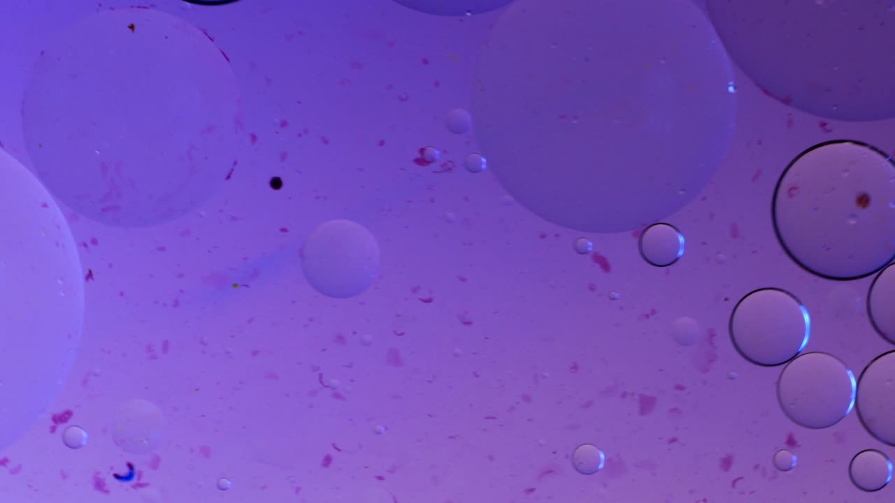 Abstract Color Oil Bubbles