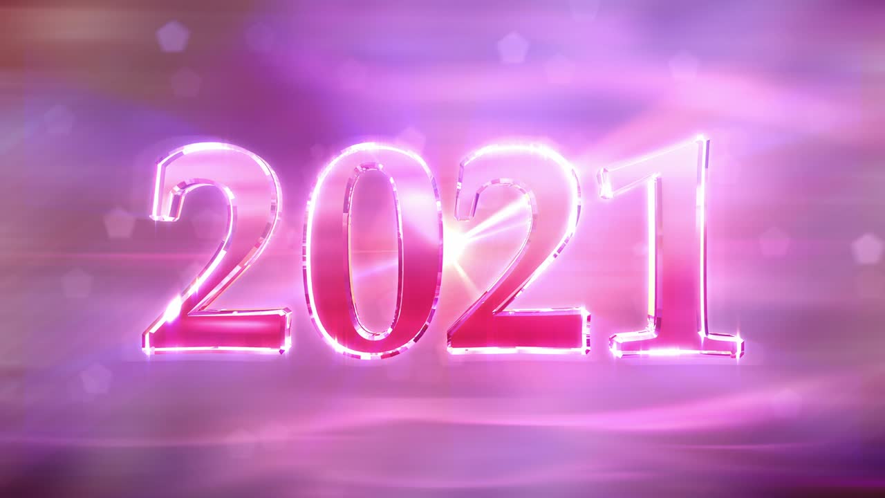 New Year 2021 Loopable background