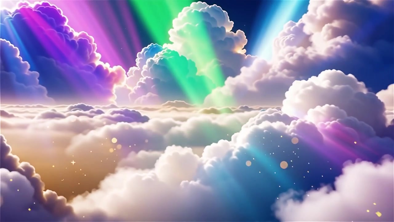 Christian Heavenly Light Worship Background