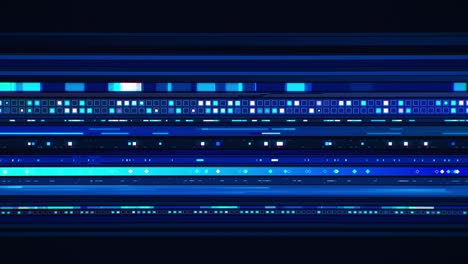 complex visual computer monitor of server network traffic data concept loop