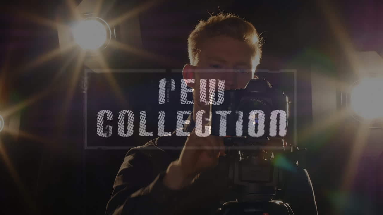 animación de la nueva temporada texto sobre fotógrafo en el estudio