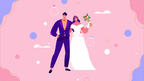 wedding couple illustration