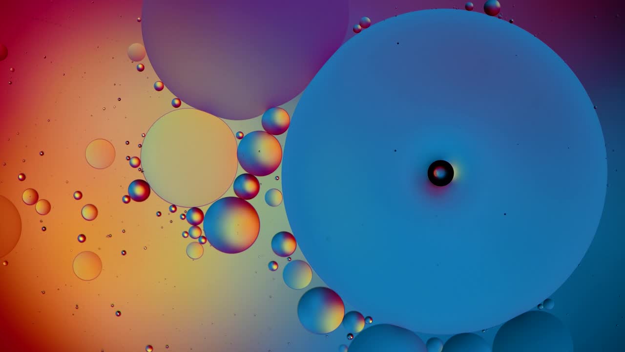Abstract Colorful Bubbles