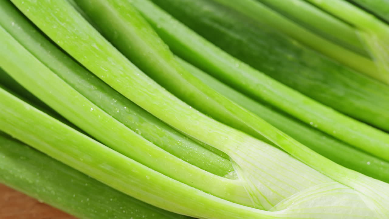 Close-up of Fresh Green Onions