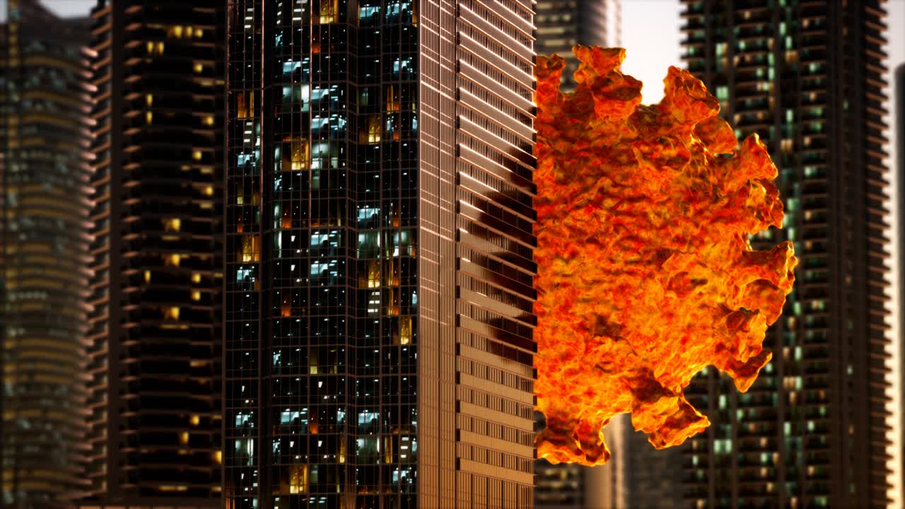 코로나바이러스 감염으로 인한 격리로 인한 빈 도시